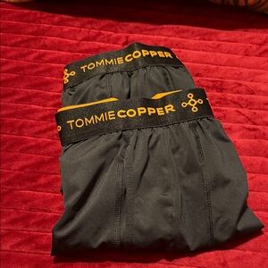 Tommie Copper Black & Orange Boxer Shorts (2 Pair) Size Small